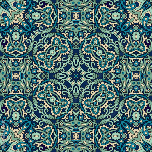 Vector ethnic nature ornamental background