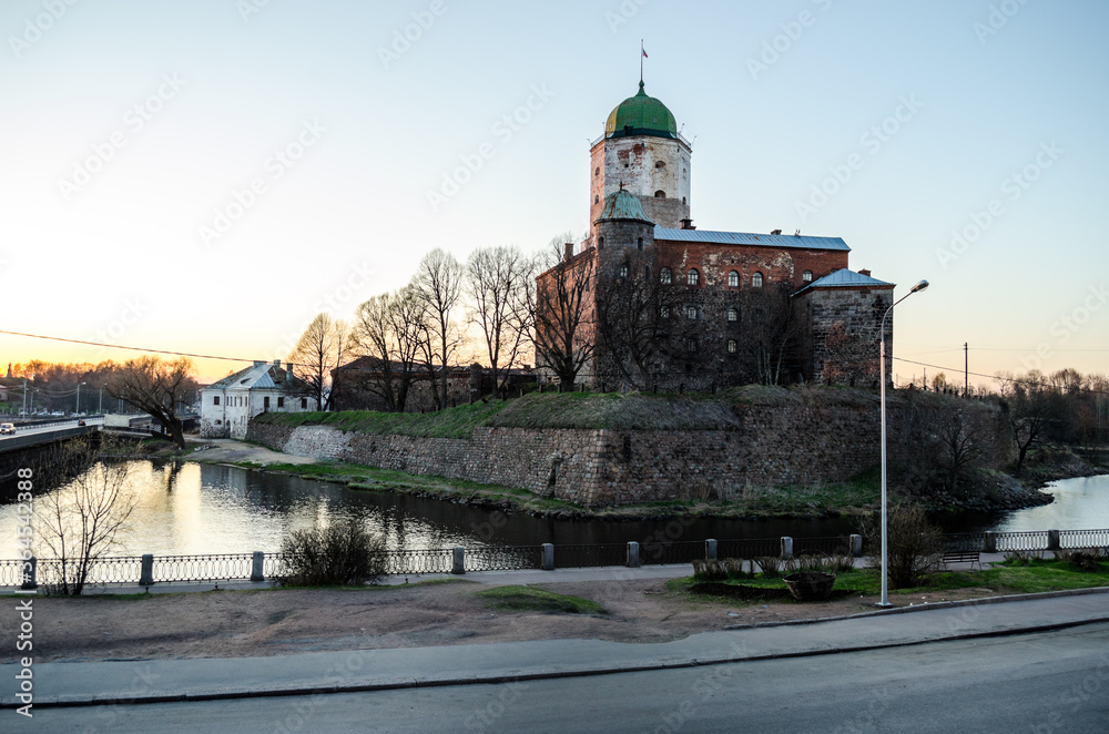 The Tower of St. Olav
The fortification of the Middle Ages. Military fortress made of stone. Vyborg, Russia