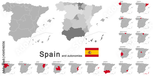 Spain and autonomies photo