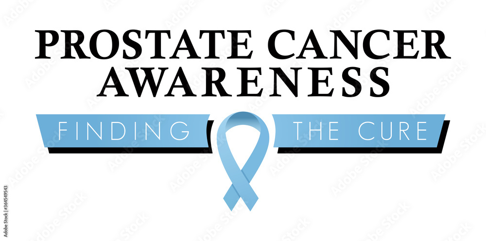 Prostate Cancer Awareness Ribbon Logo To Promote Prostate Health Education Vector Symbol