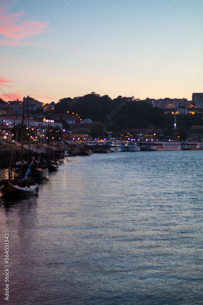 Fototapeta premium Porto or Oporto is the second-largest city in Portugal and one of the Iberian Peninsula's major urban areas. Porto is famous for Houses of Ribeira Square located in the historical center of Porto, P