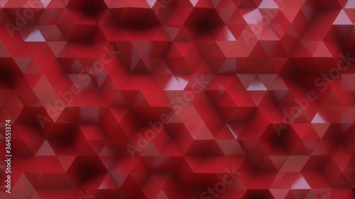 Abstract red embossed background 3D image
