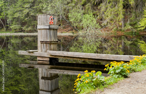 Boubin lake - Sumava national park - Czech republic photo