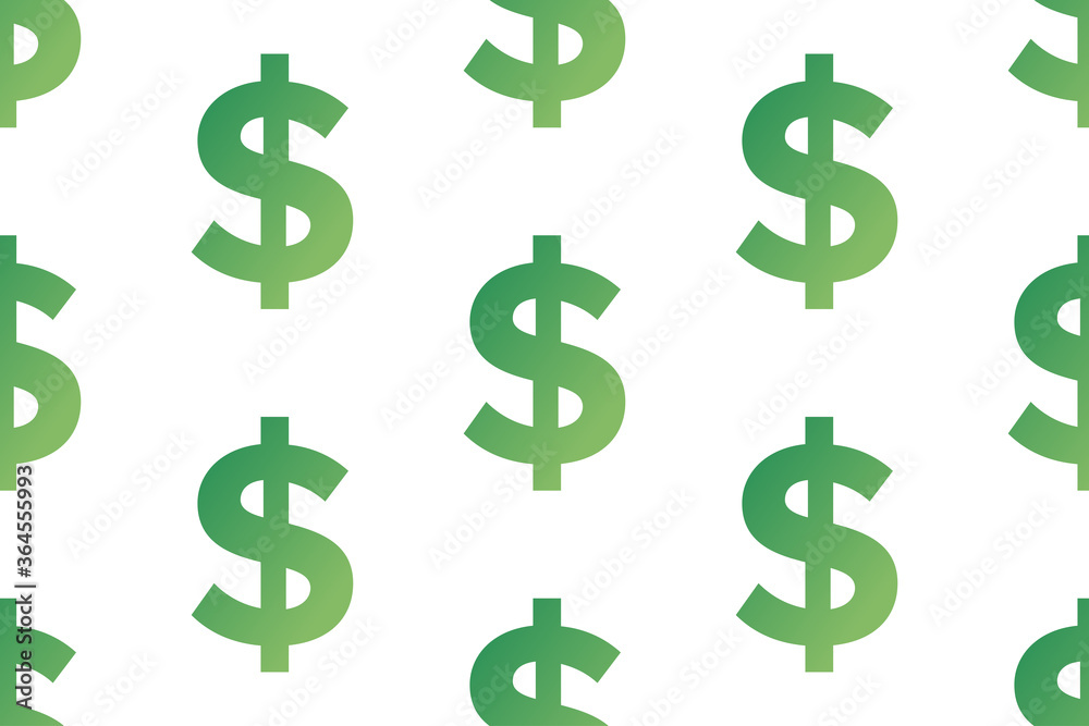 Dollar sign seamless pattern background. Template for background, banner, card, poster. Vector EPS10 illustration. Dollar sign seamless pattern background. Template for background, banner, card, poster. Vector EPS10 illustration.