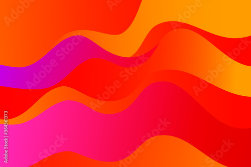 Abstract orange and red wavy background with curve lines. Burn. Fire. Flame.