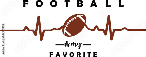 Heart rate pulse line with football BALL. VECTOR	Heart rate pulse line with football BALL. VECTOR	