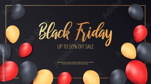 Promo sale flyer for Black friday. Shopping, Clothing store, Supermarket, Order online, Sale concept. Vector illustration for poster, banner, flyer, advertising, promo, commercial.