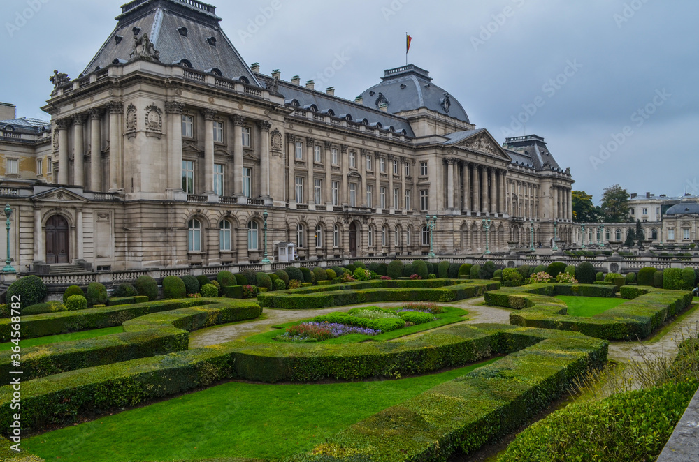 Fototapeta premium Buildings in Brussels, Belgium