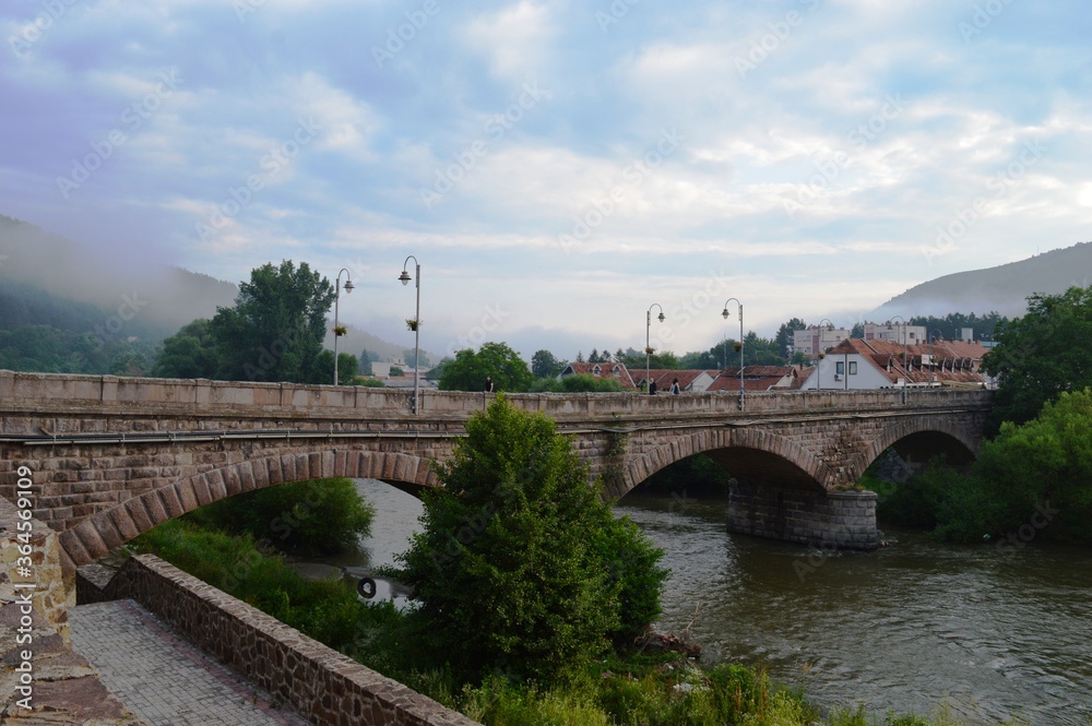 bridge and promenades along the river