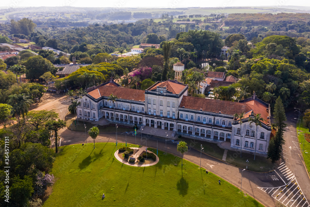 Esalq Public Agriculture College Seen From Above In Piracicaba Sao Paulo Brazil Stock Photo Adobe Stock