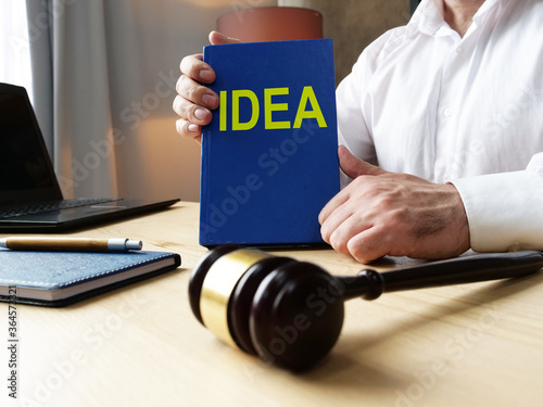 Individuals with Disabilities Education Act IDEA is shown on the conceptual business photo photo