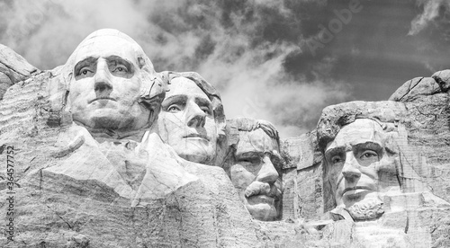 Famous Landmark and Sculpture - Mount Rushmore National Monument, near Keystone, South Dakota - USA photo