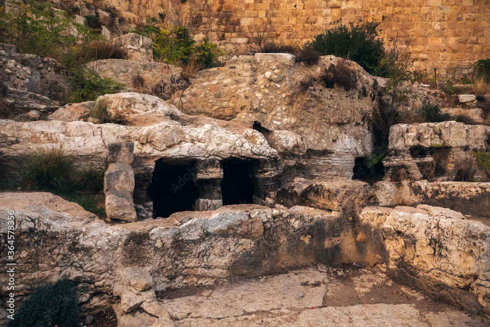 Ancient passage, city of Jerusalem Israel.