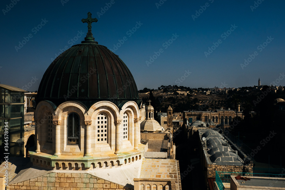 Obraz premium Ecce homo convent, city of Jerusalem Israel.