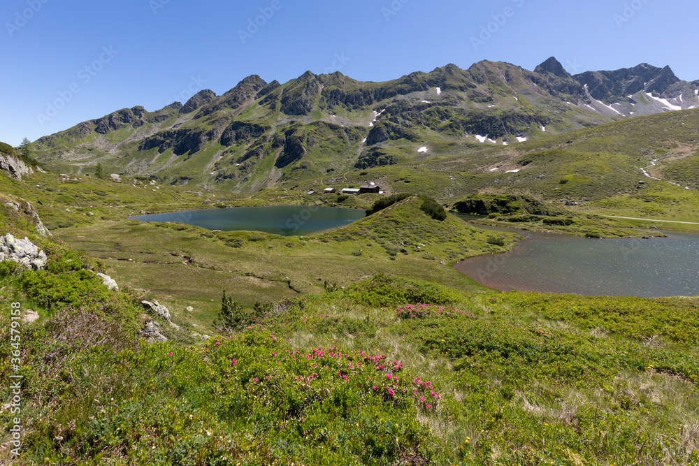Zwei der Giglachseen in der Steiermark, Österreich, im Sommer