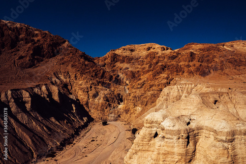 Beautiful old stones, Dead Sea Scrolls Israel.