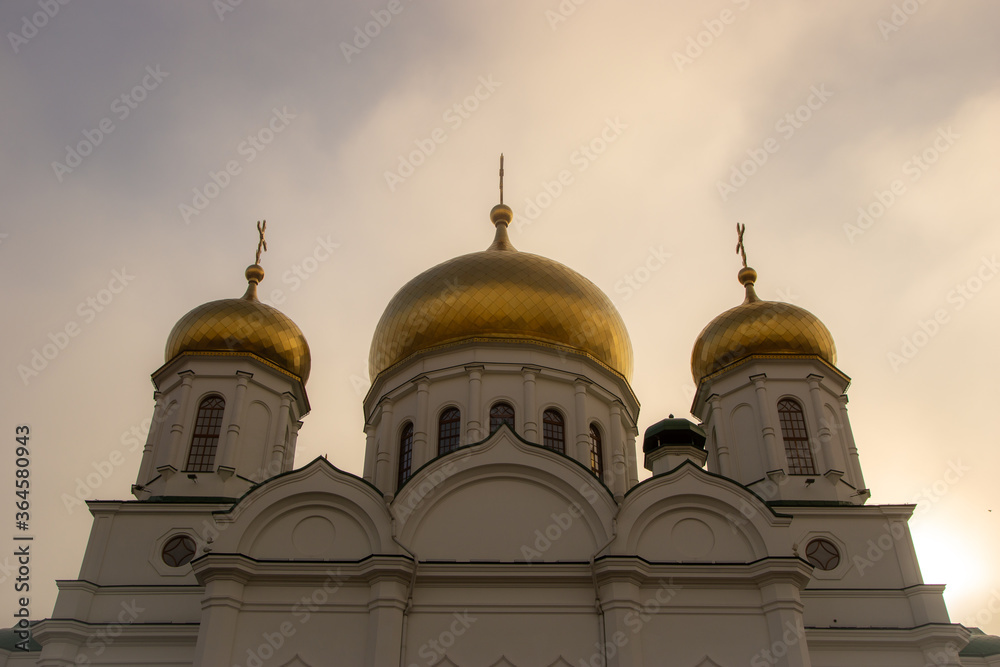 Obraz premium Golden domes of the church