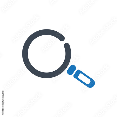 Magnifier glass icon ( vector illustration )