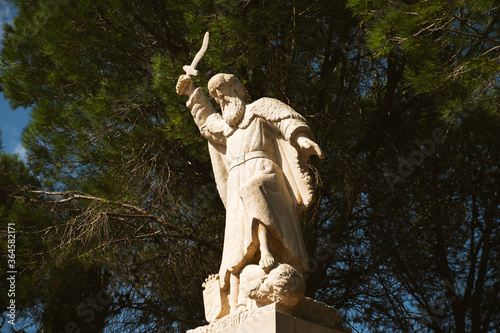 Statue of Elijah, Mount Carmel Israel.