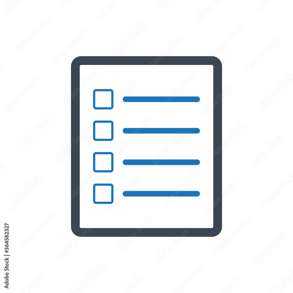 Checklist icon ( vector illustration ) Checklist icon ( vector illustration )