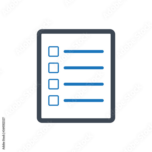 Checklist icon ( vector illustration )