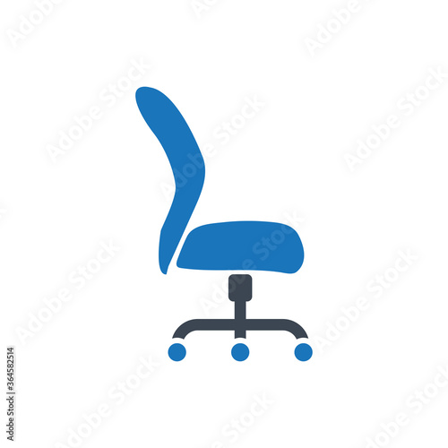Office chair icon ( vector illustration )