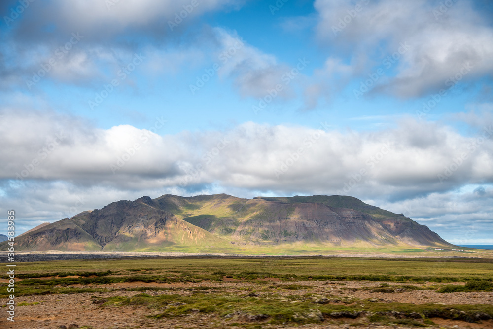 Mountains from Snaefellnesvegur road, Iceland