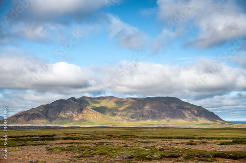 Mountains from Snaefellnesvegur road, Iceland © jovannig