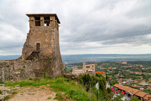 Medieval remains of Kruje Castle in Albania