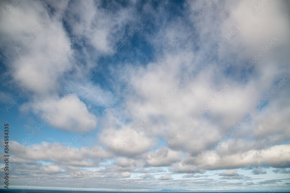 Amazing soft clouds in the bue sky at sunset Amazing soft clouds in the bue sky at sunset