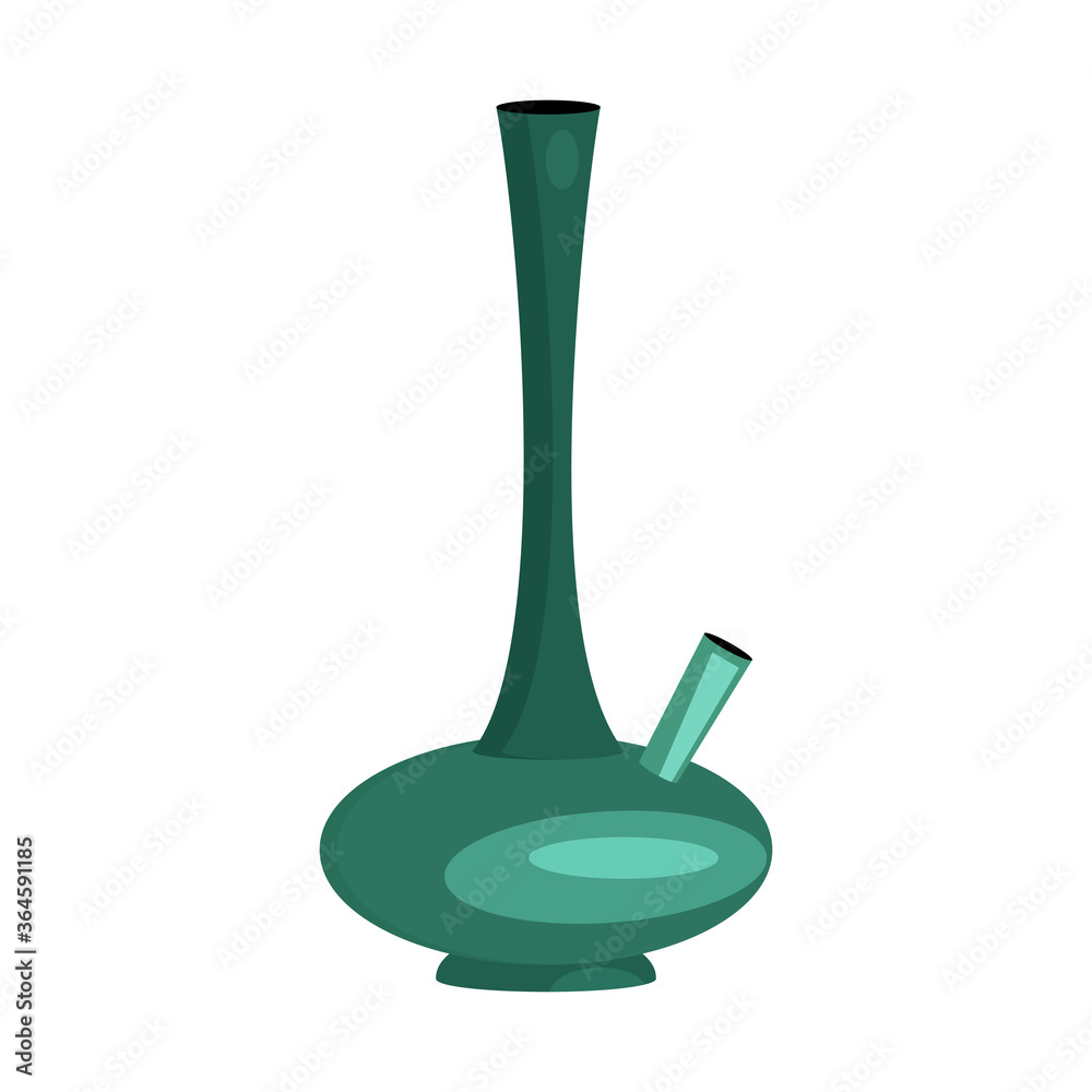 Glass bong flat icon Glass bong flat icon