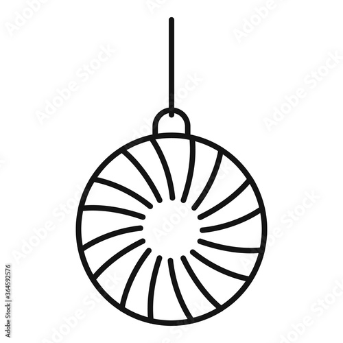 Relaxation pendulum icon. Outline relaxation pendulum vector icon for web design isolated on white background