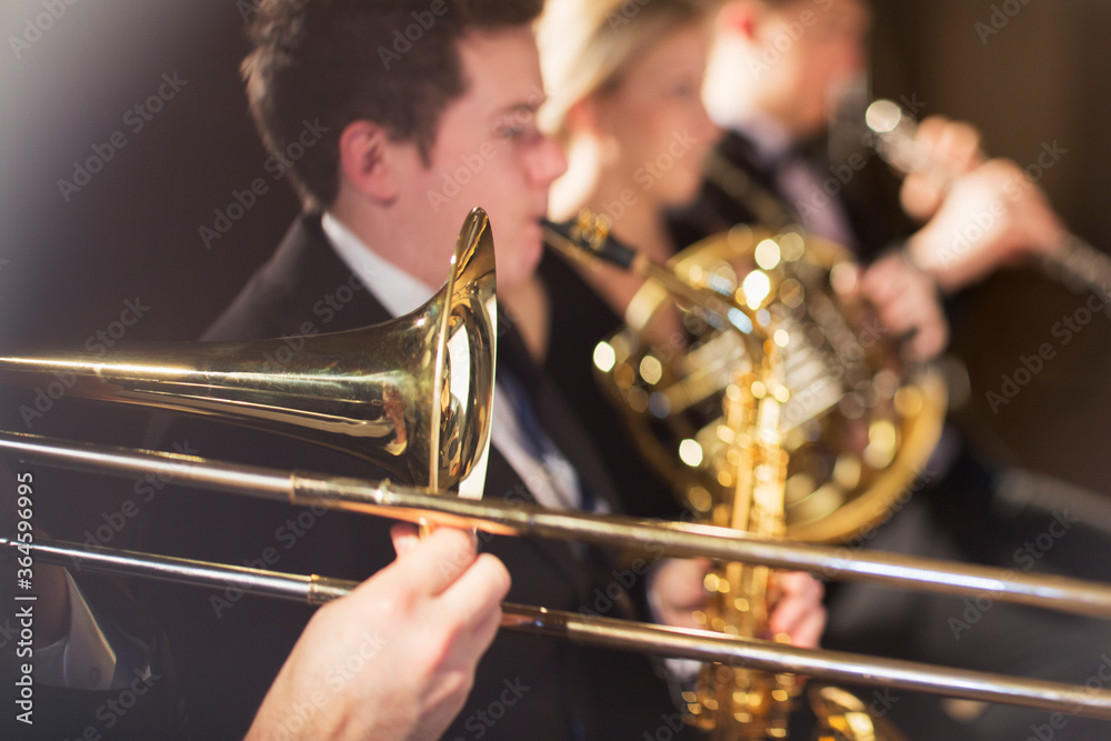 Obraz premium Orchestra performing