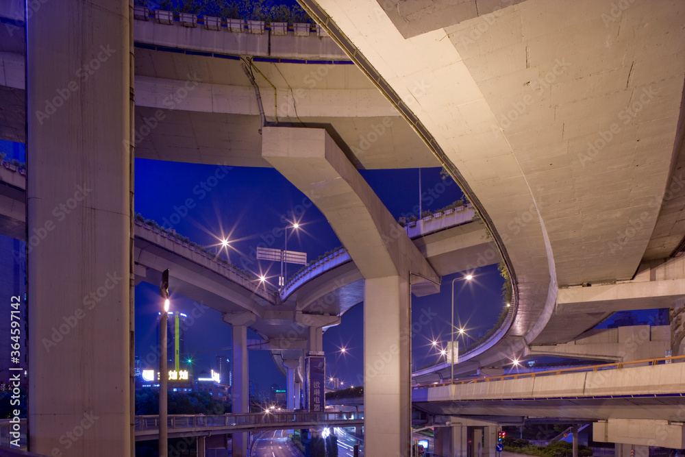 Yan'an Elevated Freeway, Shanghai, China