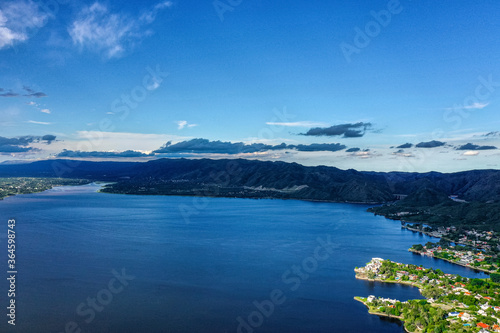 Aerial view of the mountain lake © iPonzito