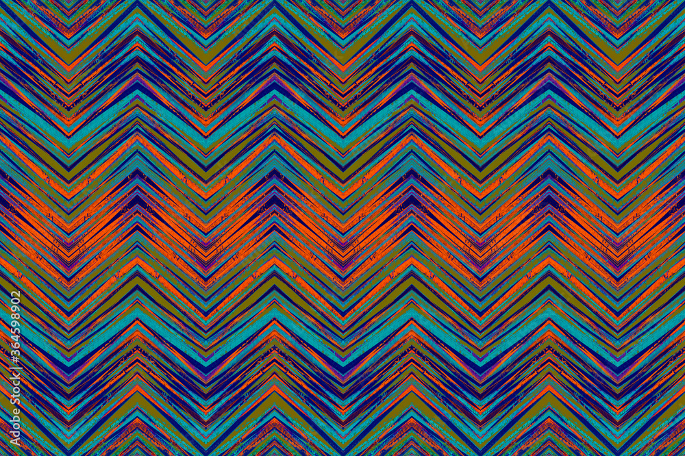 Colorful Abstract Chevron Background