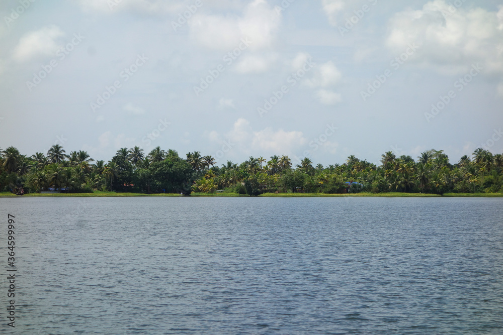 Backwaters network of brackish lagoons in Kerala Backwaters network of brackish lagoons in Kerala