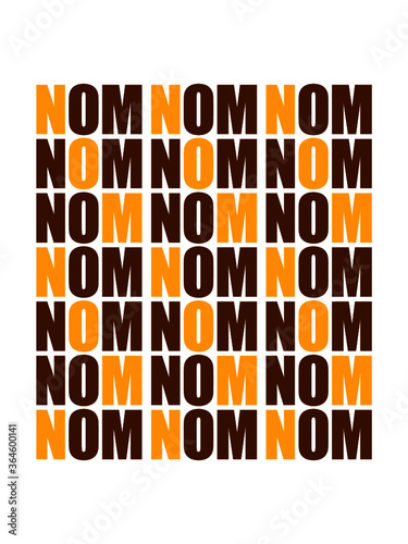 Nom Nom Nom Braun Schokolade Gespiegelt Spiegelung Schatten Essen gehen 