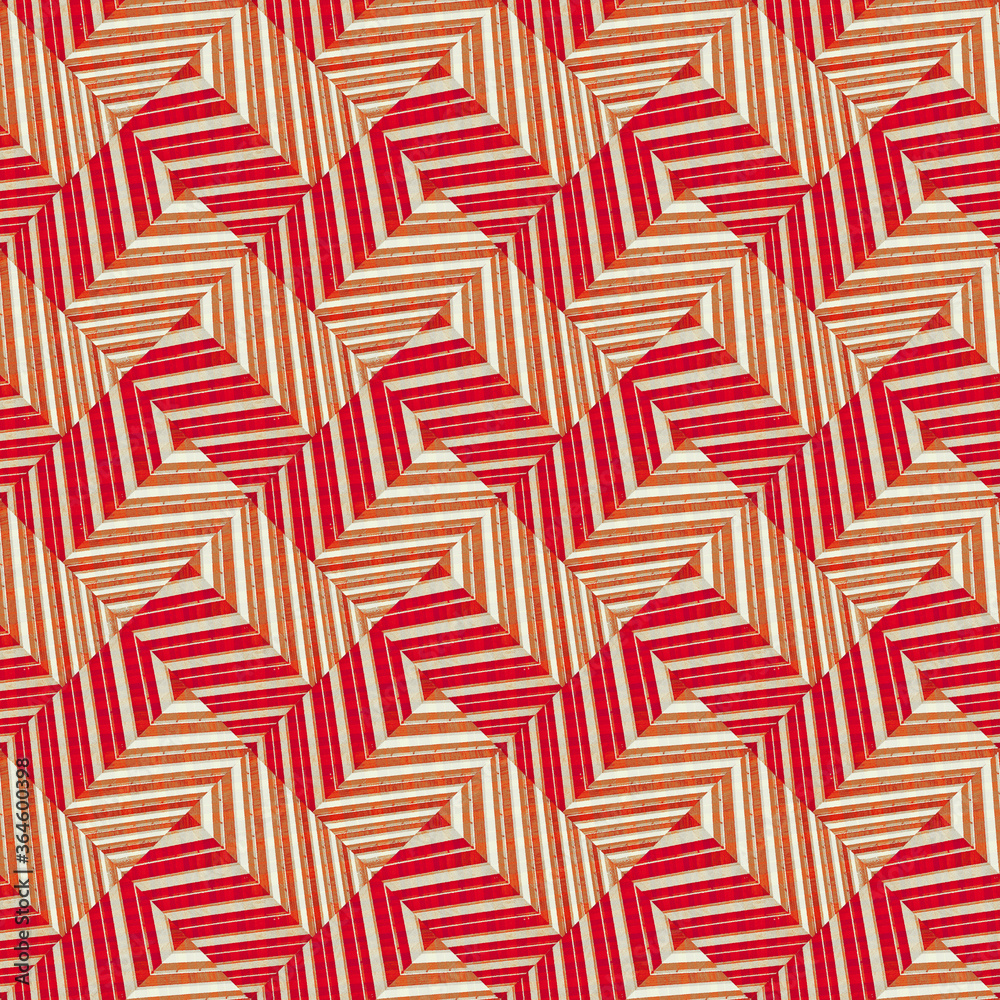 Seamless pattern with Geometric Chevron Stripes 