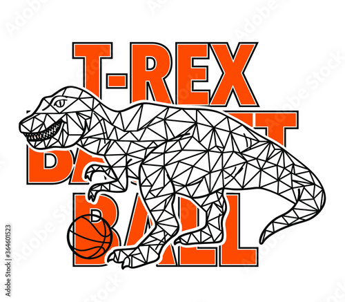 DINOSAURIO T REX GEOMETRICO