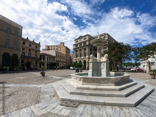 old plaza in cuba