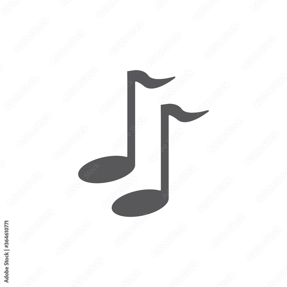 Music note logo Music note logo