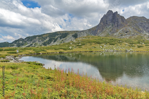 The Twin lake at The Seven Rila Lakes, Rila Mountain, Bulgaria