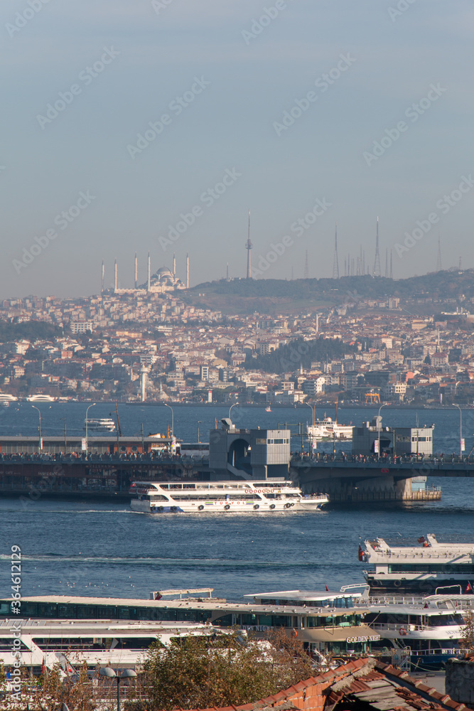 Naklejka premium Galata bridge