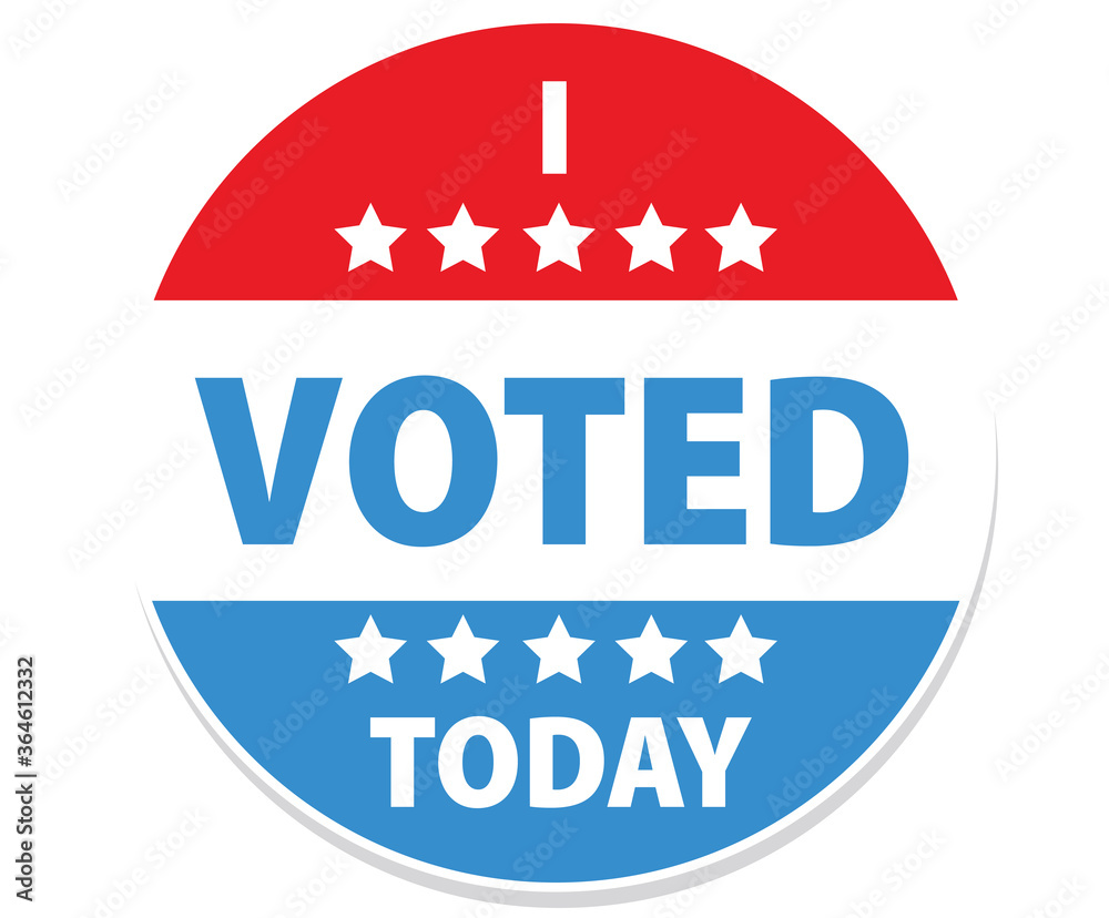 I Voted Today election badge icon