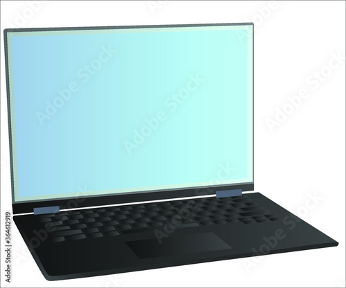 Bild auf Leinwand Modern computer as an example of computing technology