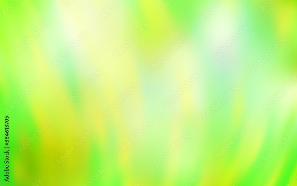 Obraz premium Light Green, Yellow vector abstract blurred layout. A completely new colored illustration in blur style. Background for a cell phone.