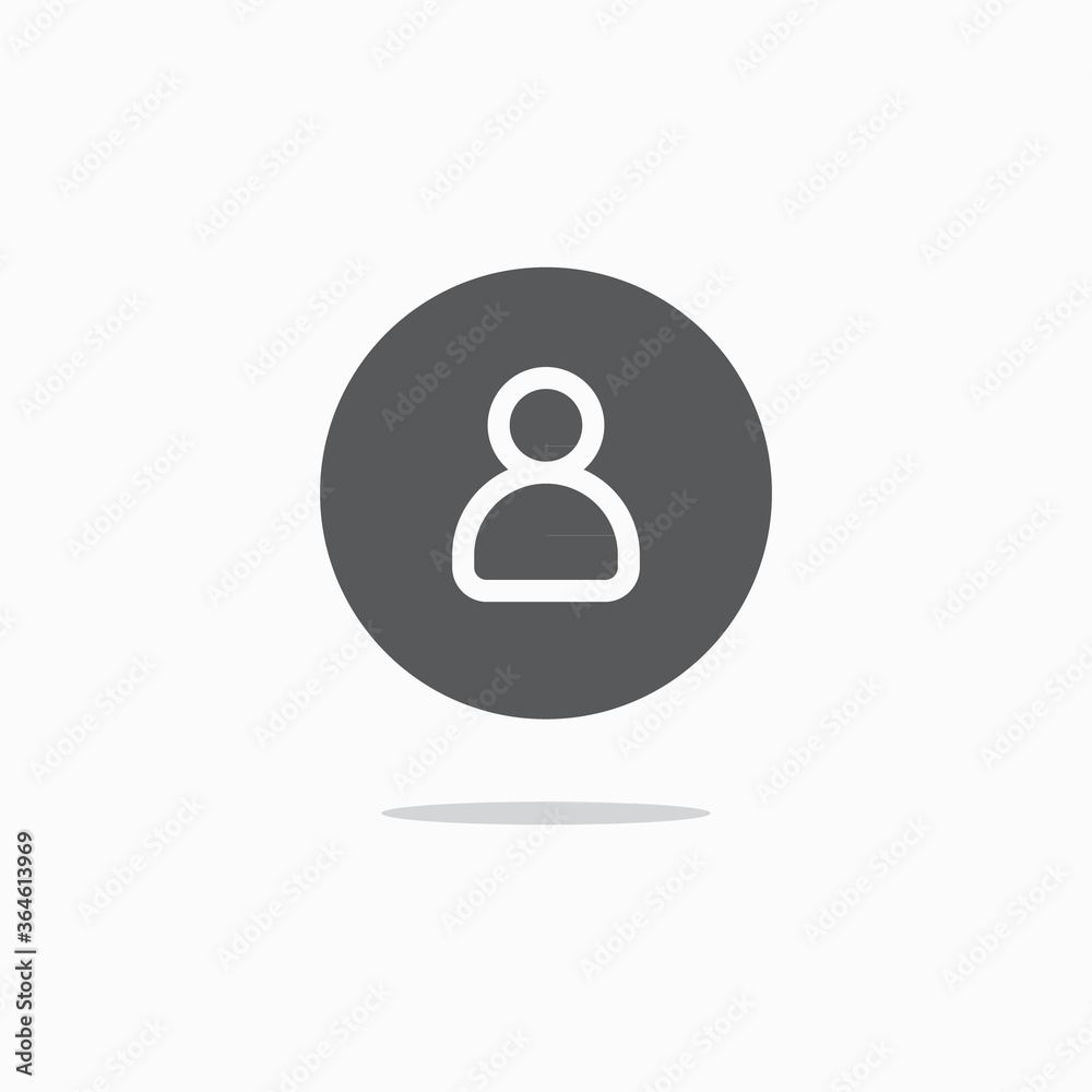 Name vector icon for web site or mobile app Name vector icon for web site or mobile app