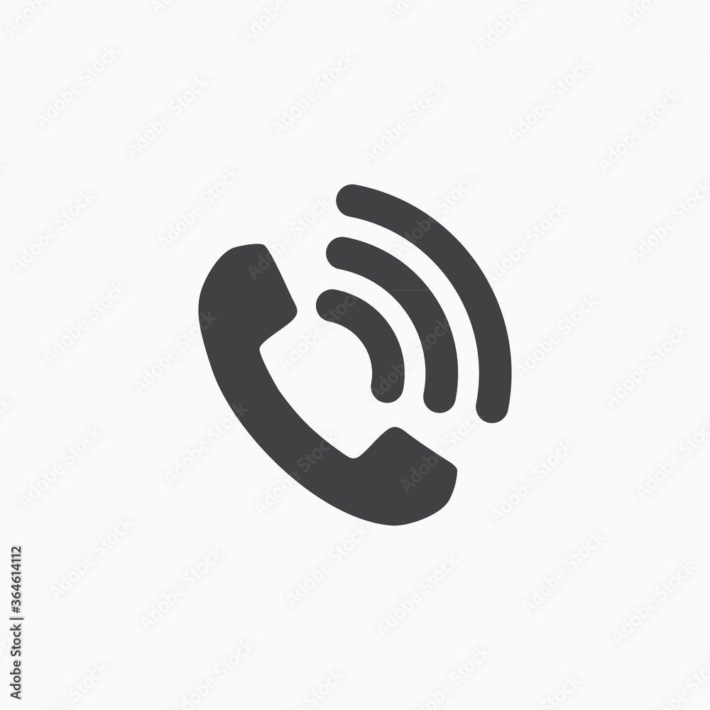 Telephone icon for your web site and mobile app Telephone icon for your web site and mobile app
