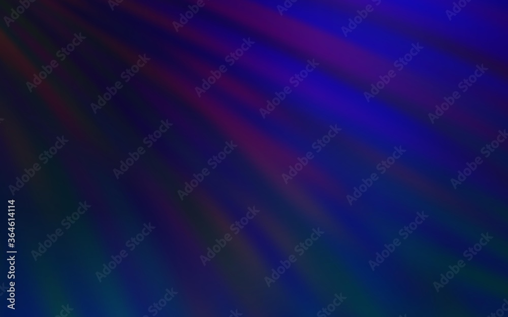 Dark BLUE vector background with stright stripes. Modern geometrical abstract illustration with Lines. Pattern for ad, booklets, leaflets.